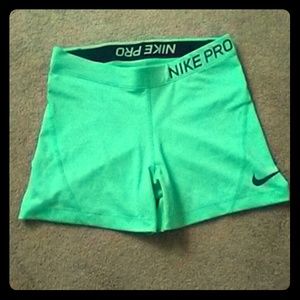 Nike pro compression shorts